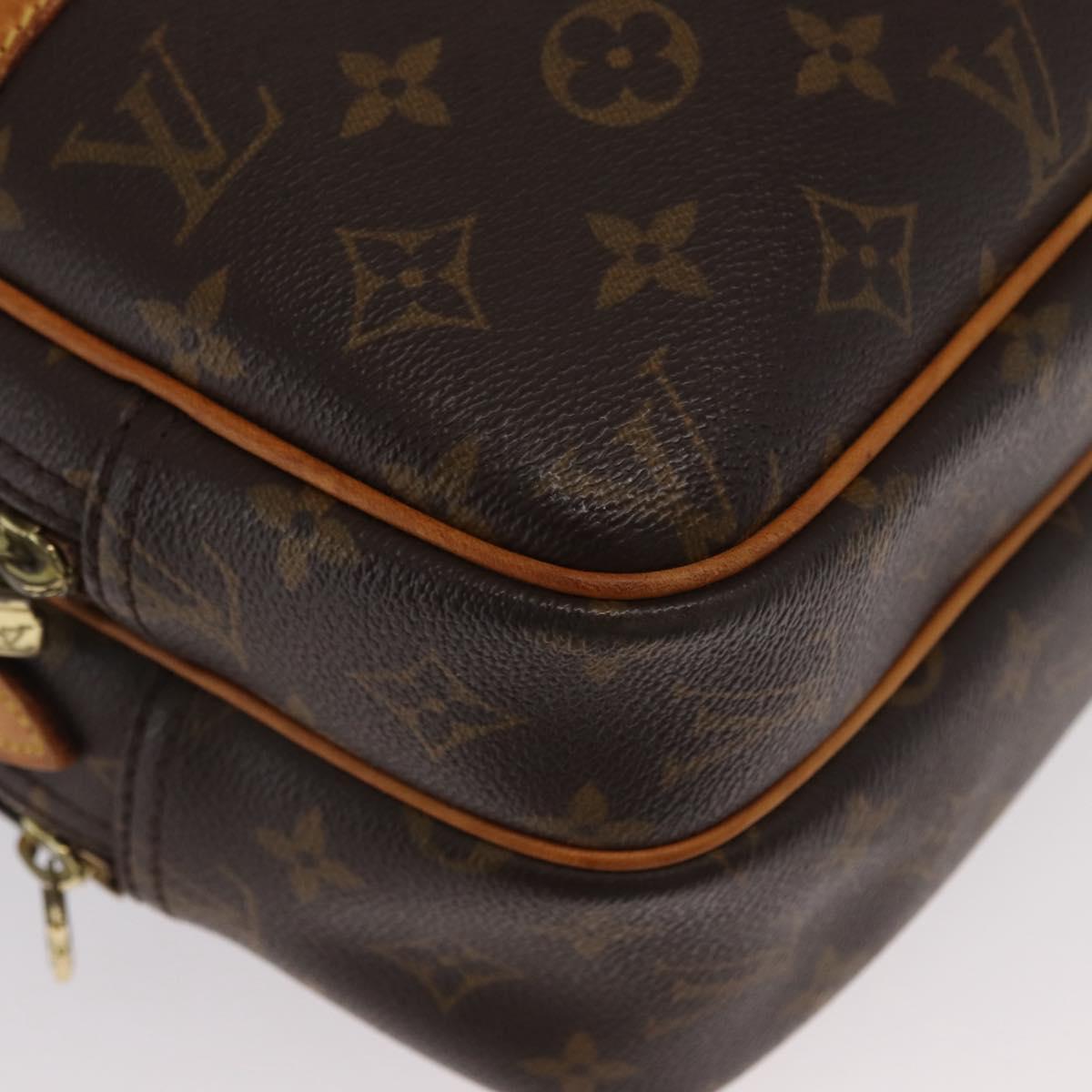LOUIS VUITTON Monogram Reporter PM Shoulder Bag M45254 LV Auth bs33029