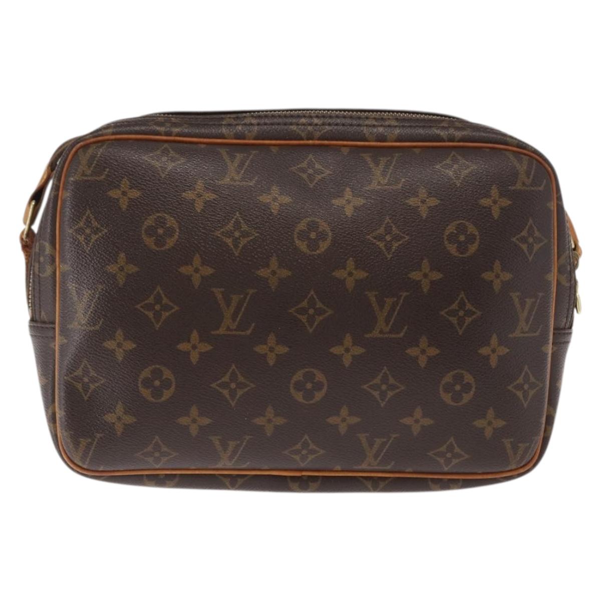 LOUIS VUITTON Monogram Reporter PM Shoulder Bag M45254 LV Auth bs33029