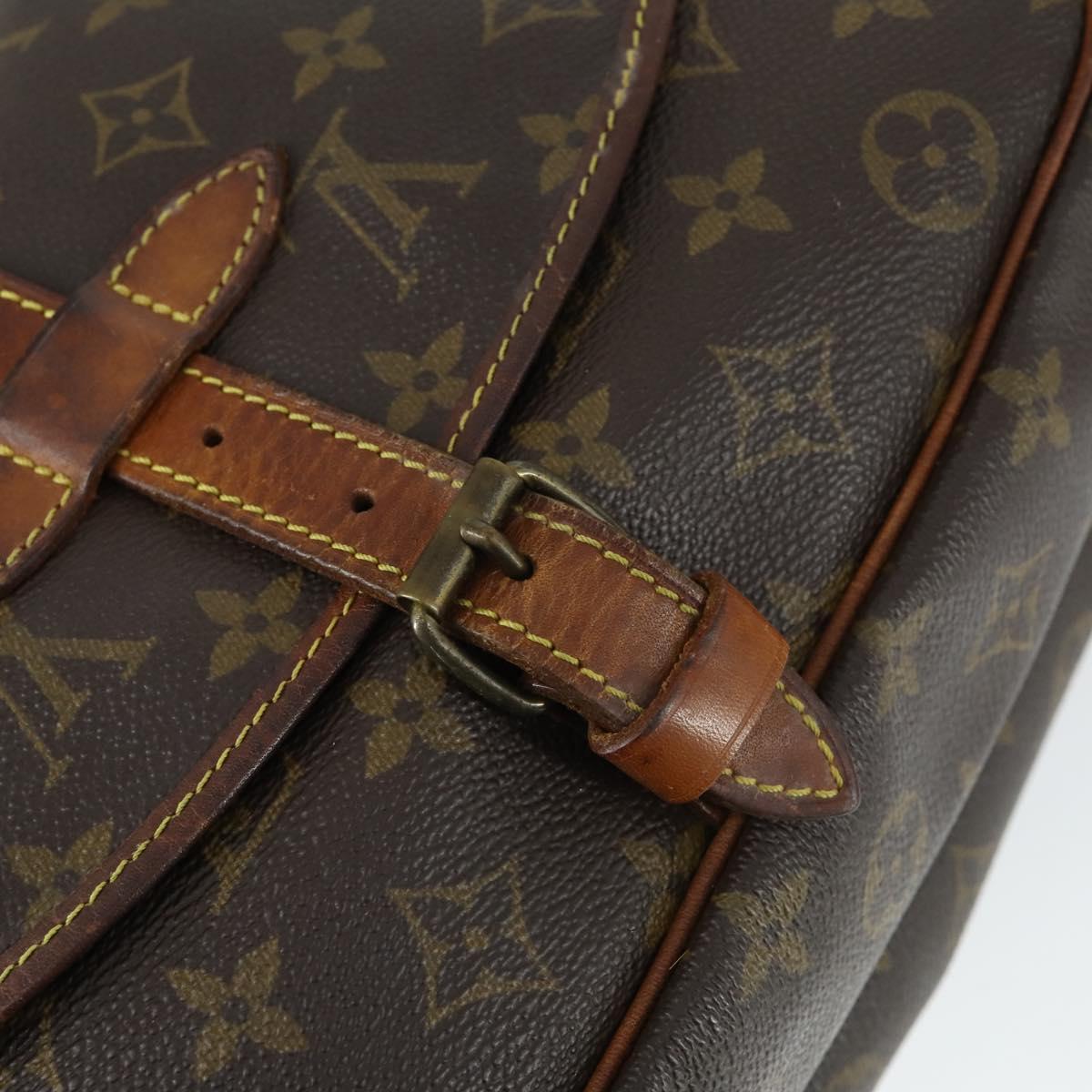 LOUIS VUITTON Monogram Saumur 30 Shoulder Bag M42256 LV Auth bs33030