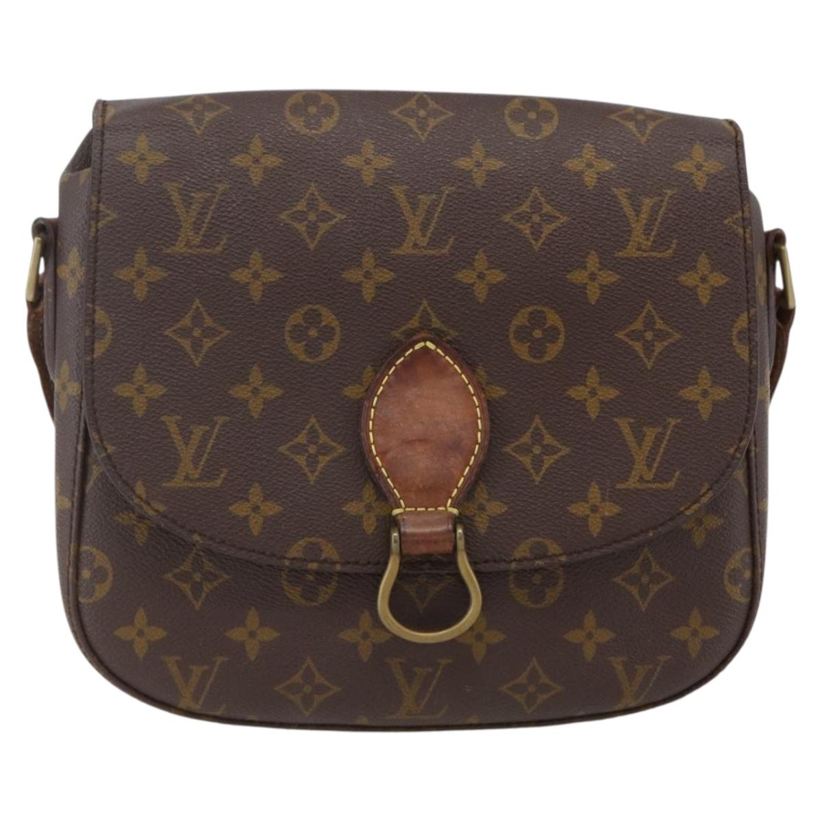 LOUIS VUITTON Monogram Saint Cloud GM Shoulder Bag M51242 LV Auth bs33032