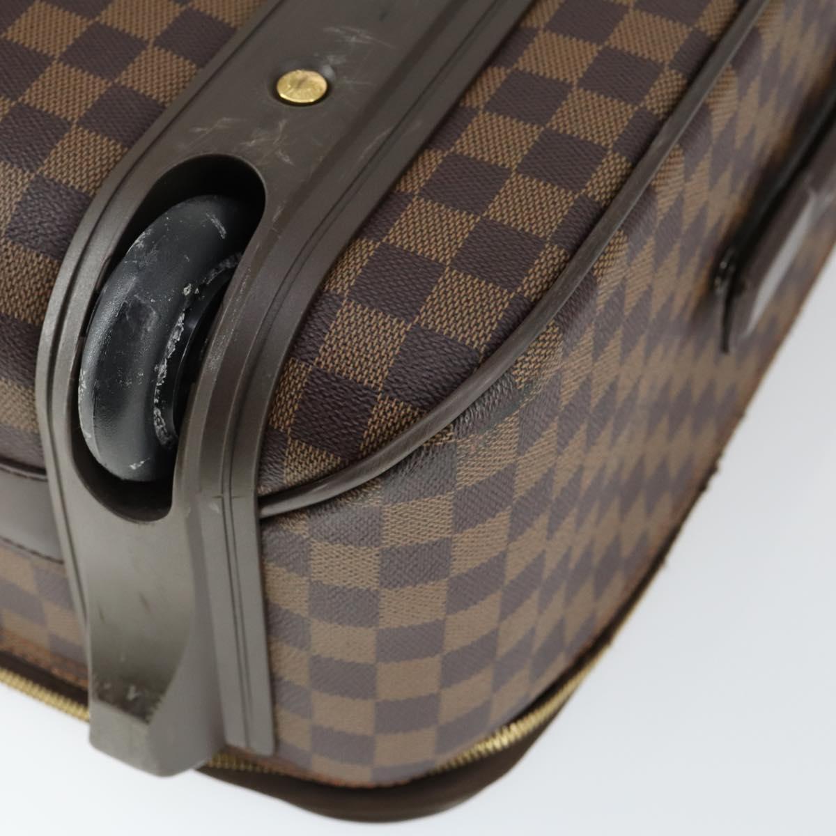 LOUIS VUITTON Damier Ebene Pegas 55 suitcase N23294 LV Auth bs33034
