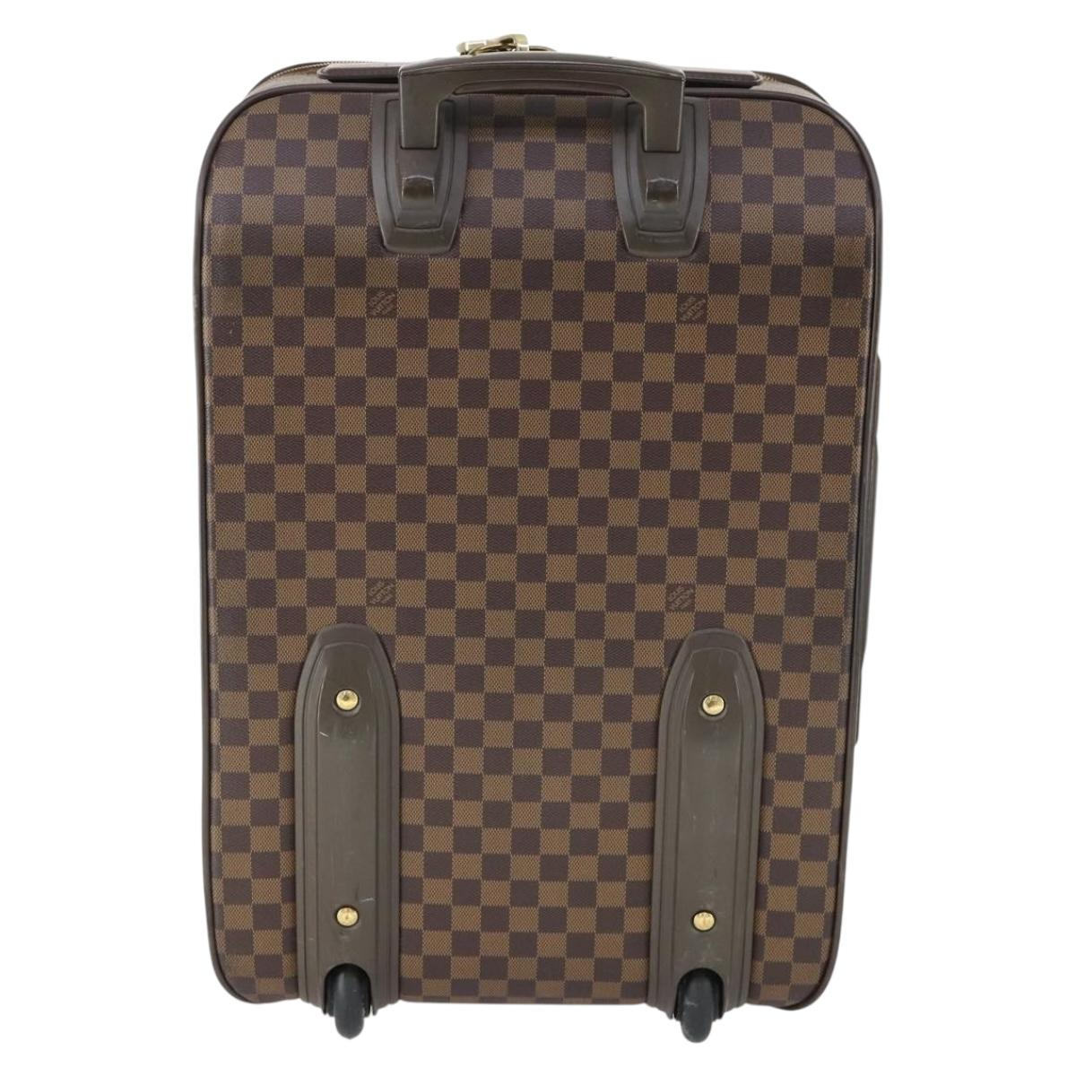 LOUIS VUITTON Damier Ebene Pegas 55 suitcase N23294 LV Auth bs33034