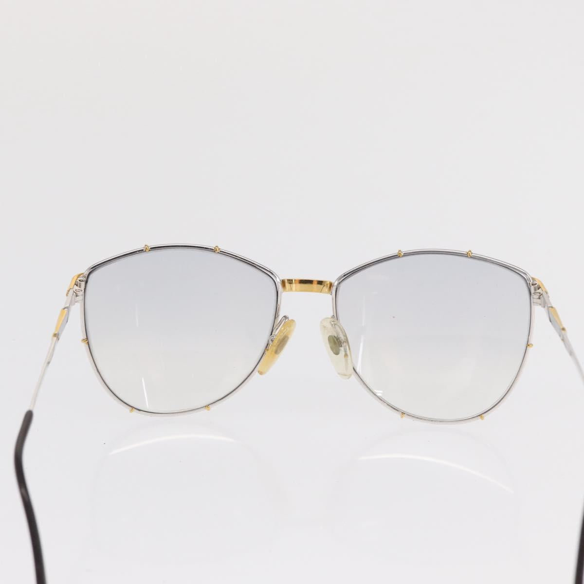 Christian Dior Sunglasses plastic 2 Set Brown Silver Auth bs33050