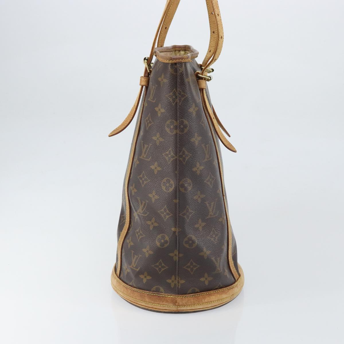 LOUIS VUITTON Monogram Bucket GM Shoulder Bag M42236 LV Auth bs33062