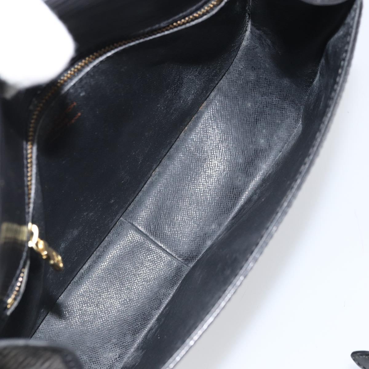 LOUIS VUITTON Epi Saint Cloud GM Shoulder Bag Black Noir M52192 LV Auth bs33088