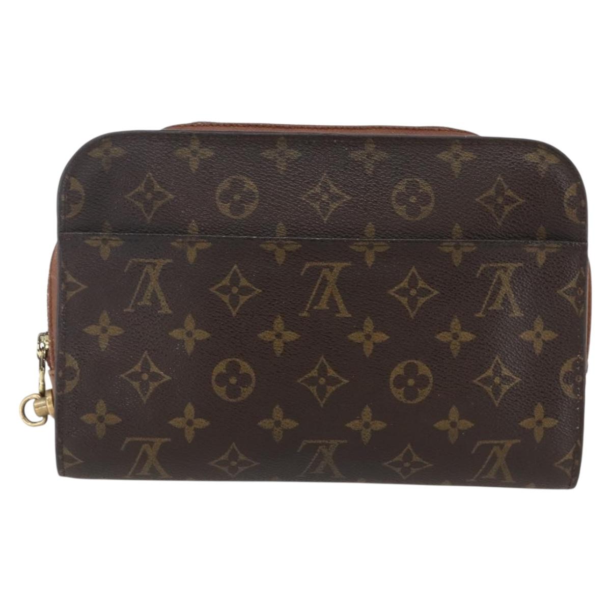 LOUIS VUITTON Monogram Orsay Clutch Bag M51790 LV Auth bs33090