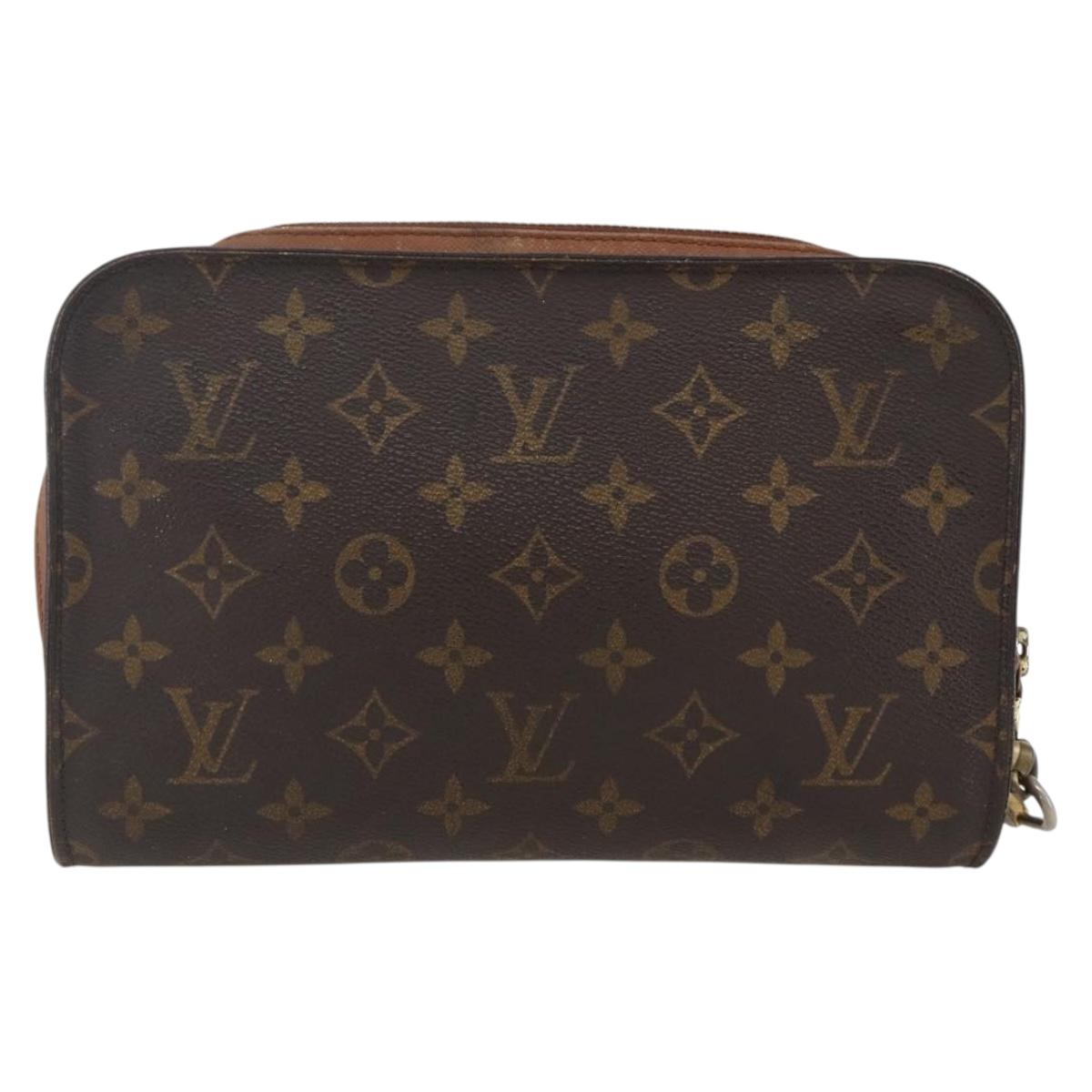 LOUIS VUITTON Monogram Orsay Clutch Bag M51790 LV Auth bs33093