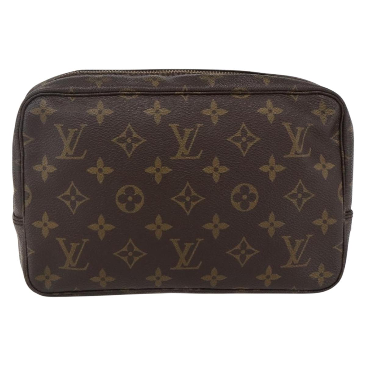 LOUIS VUITTON Monogram Trousse Toilette 23 Clutch Bag M47524 LV Auth bs33095