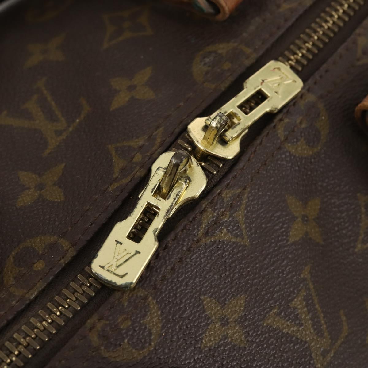 LOUIS VUITTON Monogram Keepall 55 Boston Bag M41424 LV Auth bs33096