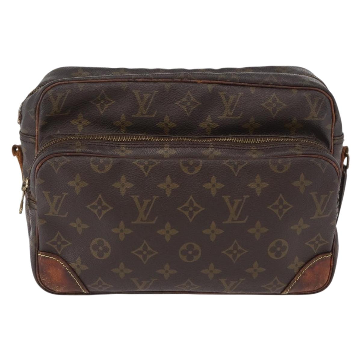LOUIS VUITTON Monogram Nile Shoulder Bag M45244 LV Auth bs33097