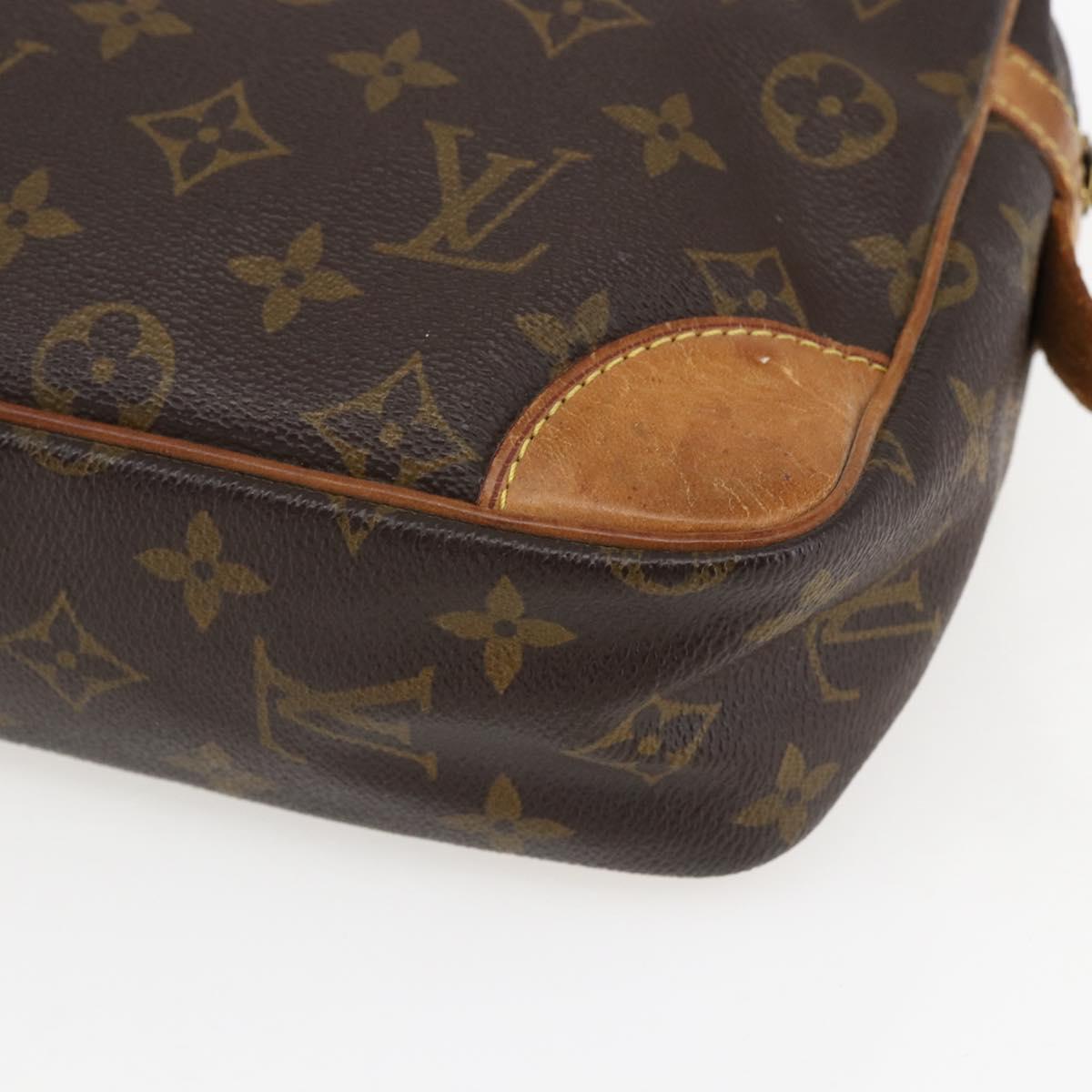 LOUIS VUITTON Monogram Compiegne 28 Clutch Bag M51845 LV Auth bs33098