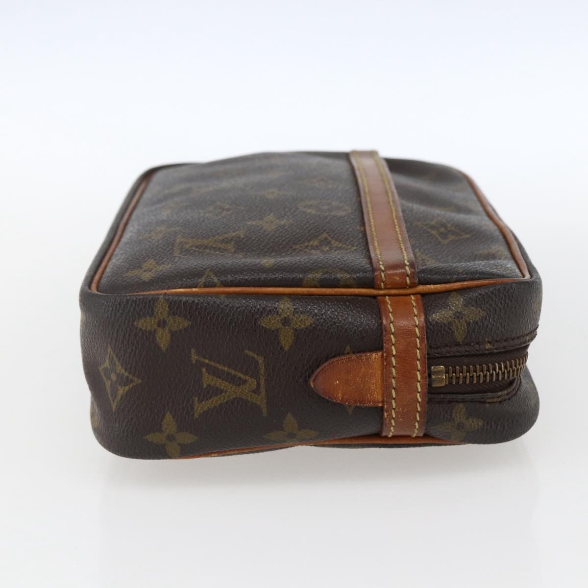 LOUIS VUITTON Monogram Compiegne 23 Clutch Bag M51847 LV Auth bs33100