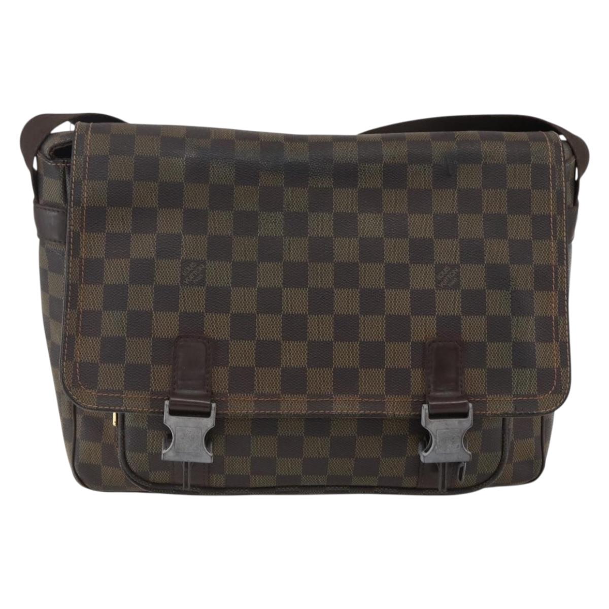 LOUIS VUITTON Damier Ebene Messenger Melwil Shoulder Bag N51125 LV Auth bs33101
