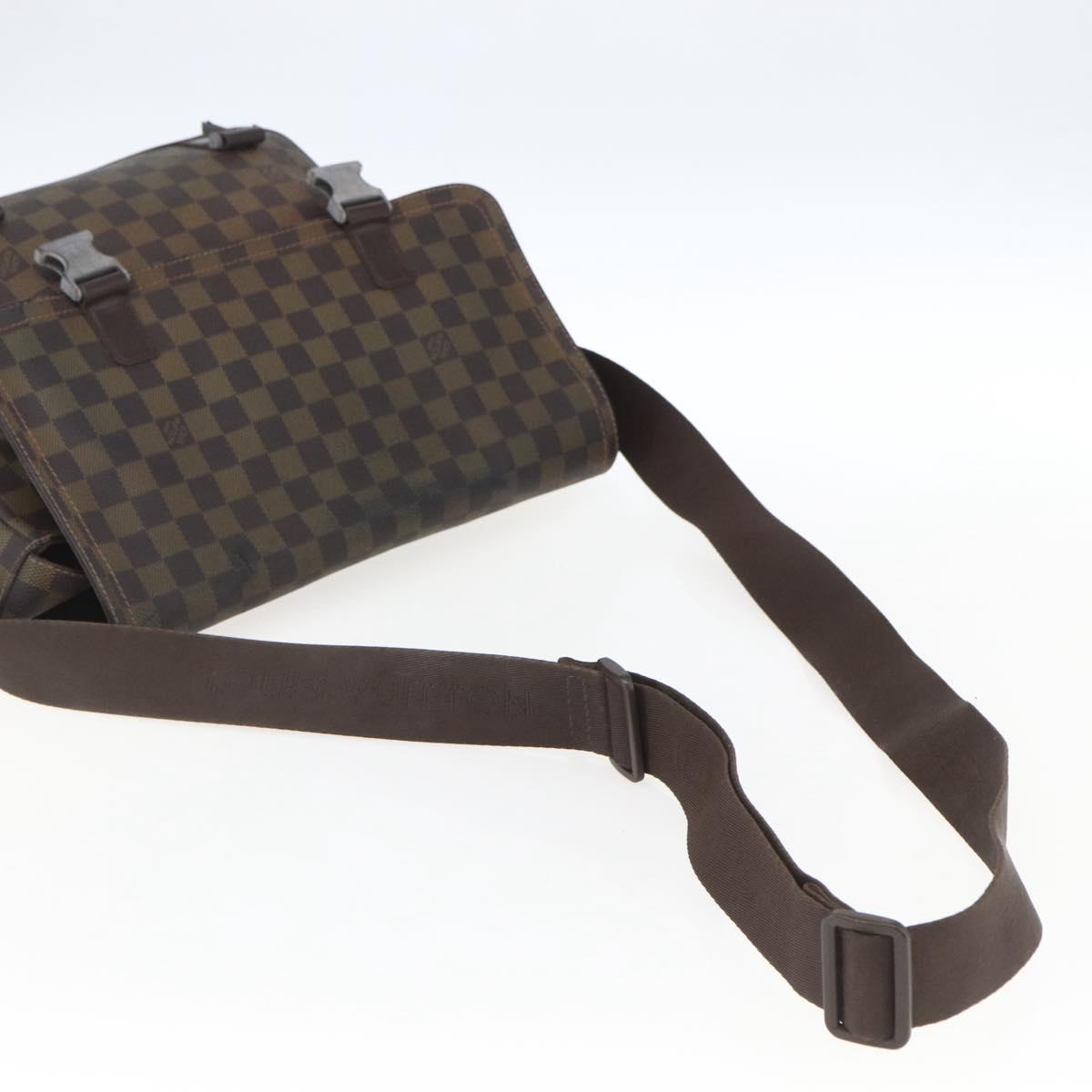 LOUIS VUITTON Damier Ebene Messenger Melwil Shoulder Bag N51125 LV Auth bs33101
