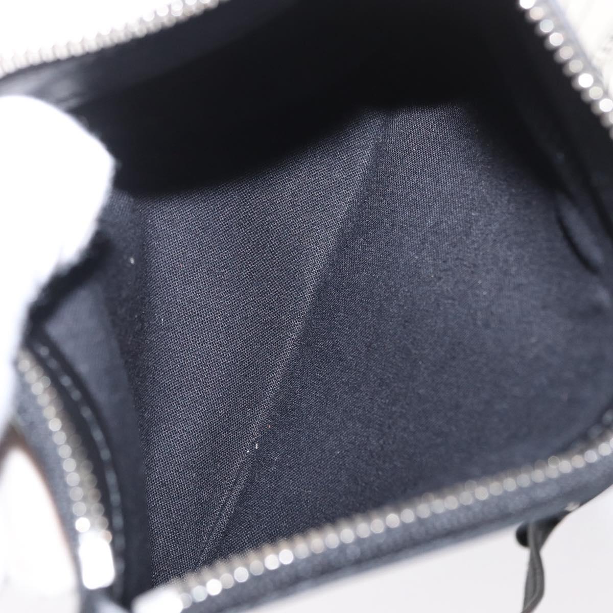 BALENCIAGA Hand Bag Canvas White Black 339933 Auth bs33110