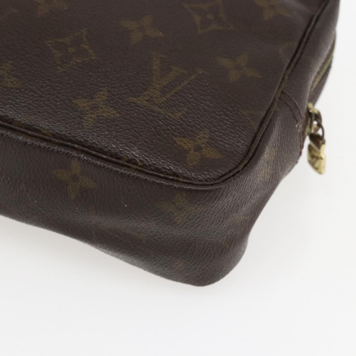 LOUIS VUITTON Monogram Trousse Toilette 23 Clutch Bag M47524 LV Auth bs33129
