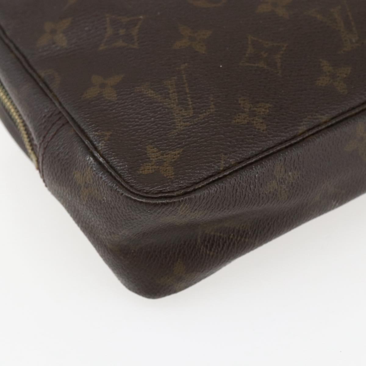 LOUIS VUITTON Monogram Trousse Toilette 23 Clutch Bag M47524 LV Auth bs33129
