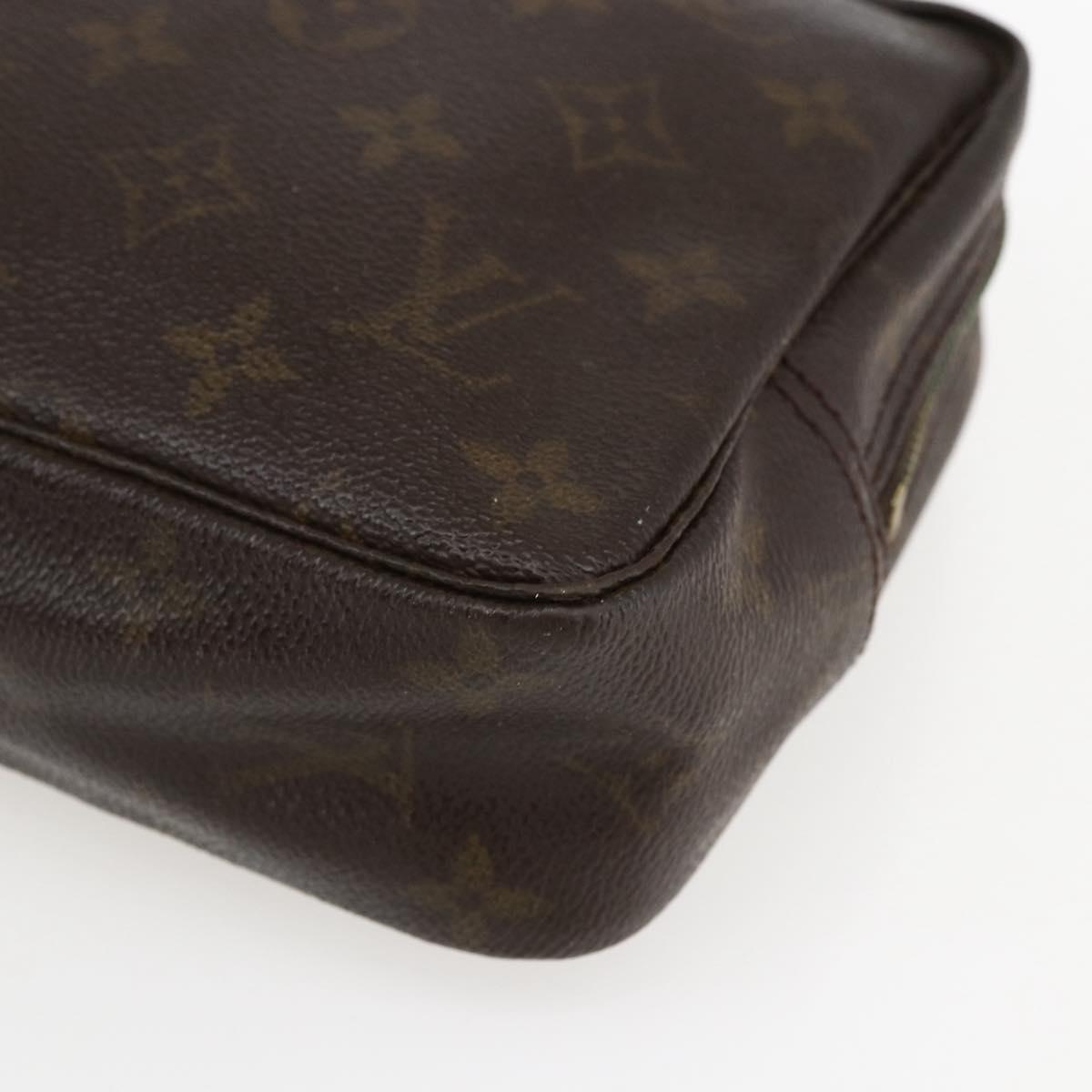 LOUIS VUITTON Monogram Trousse Toilette 23 Clutch Bag M47524 LV Auth bs33129