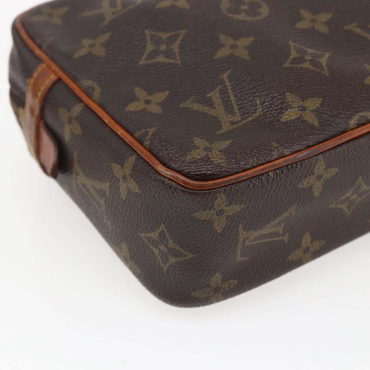 LOUIS VUITTON Monogram Compiegne 23 Clutch Bag M51847 LV Auth bs33130