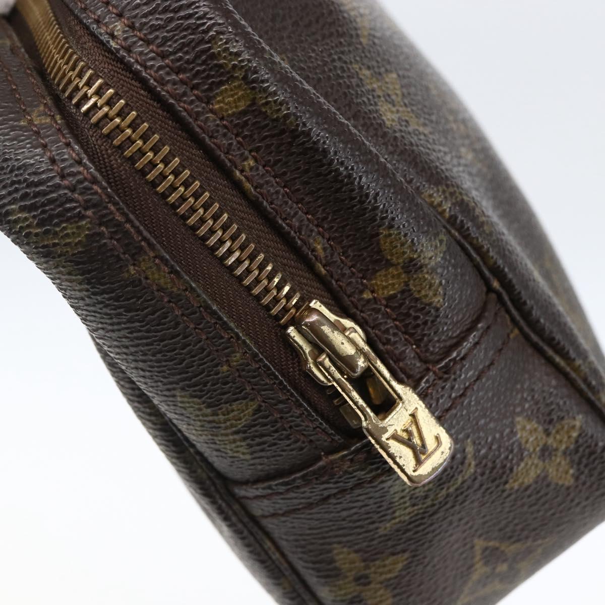 LOUIS VUITTON Monogram Trousse Toilette 23 Clutch Bag M47524 LV Auth bs33132