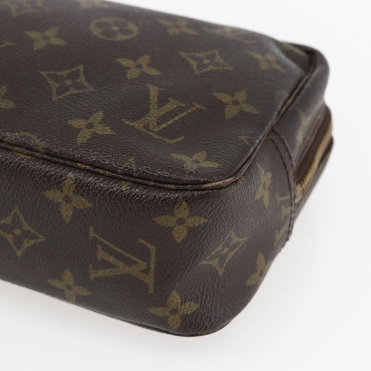 LOUIS VUITTON Monogram Trousse Toilette 23 Clutch Bag M47524 LV Auth bs33132