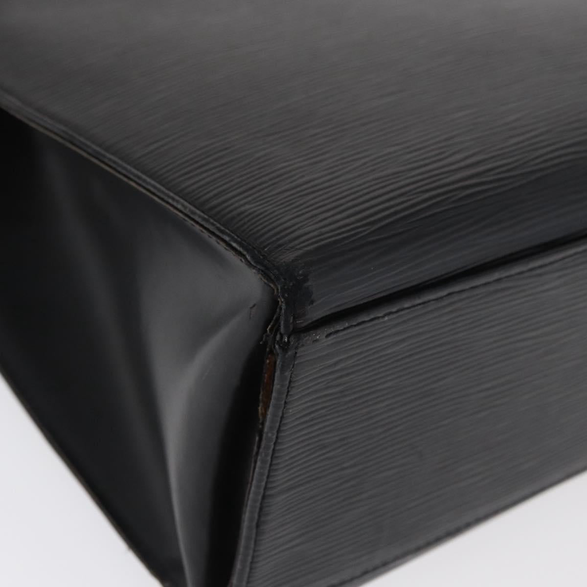 LOUIS VUITTON Epi Croisette PM Tote Bag Black M52492 LV Auth bs33151