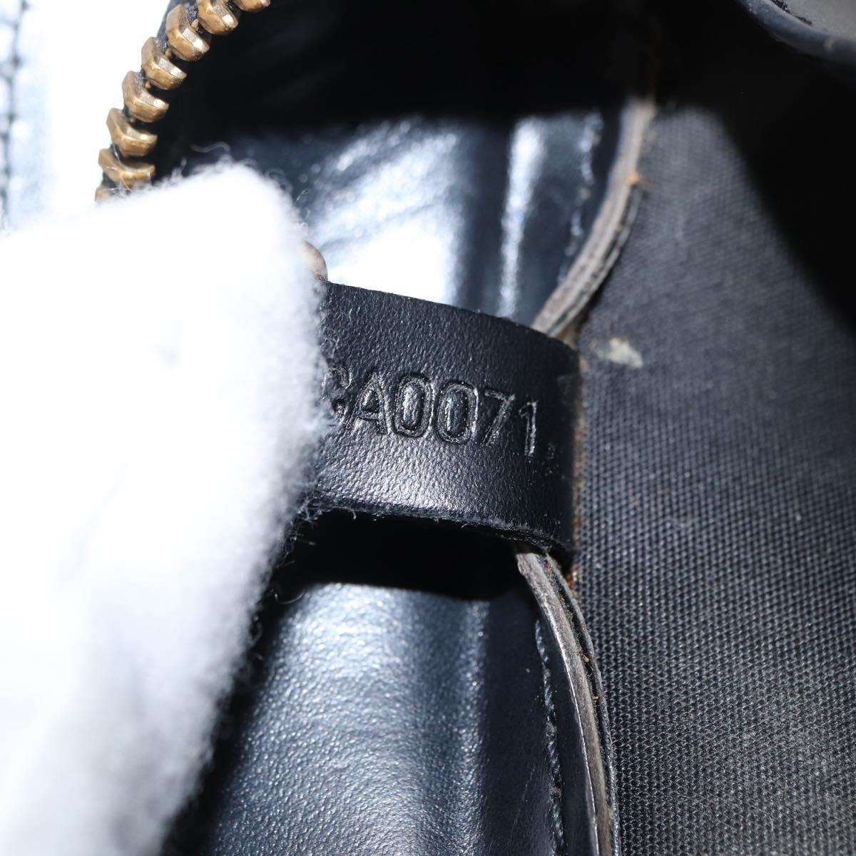 LOUIS VUITTON Epi Croisette PM Tote Bag Black M52492 LV Auth bs33151