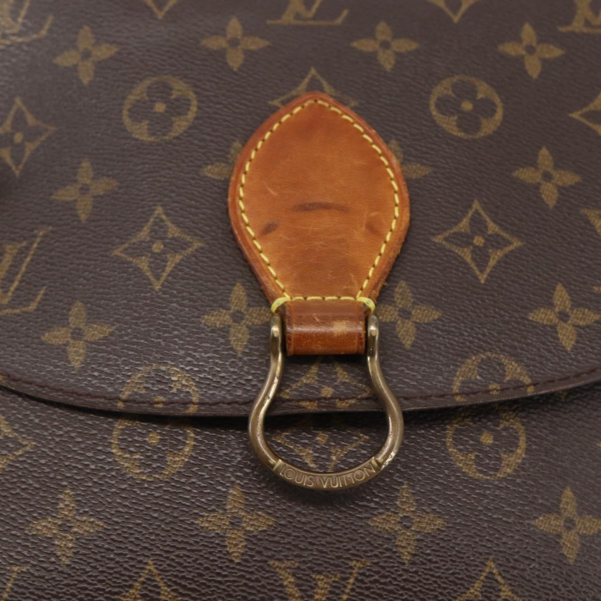 LOUIS VUITTON Monogram Saint Cloud GM Shoulder Bag M51242 LV Auth bs33157
