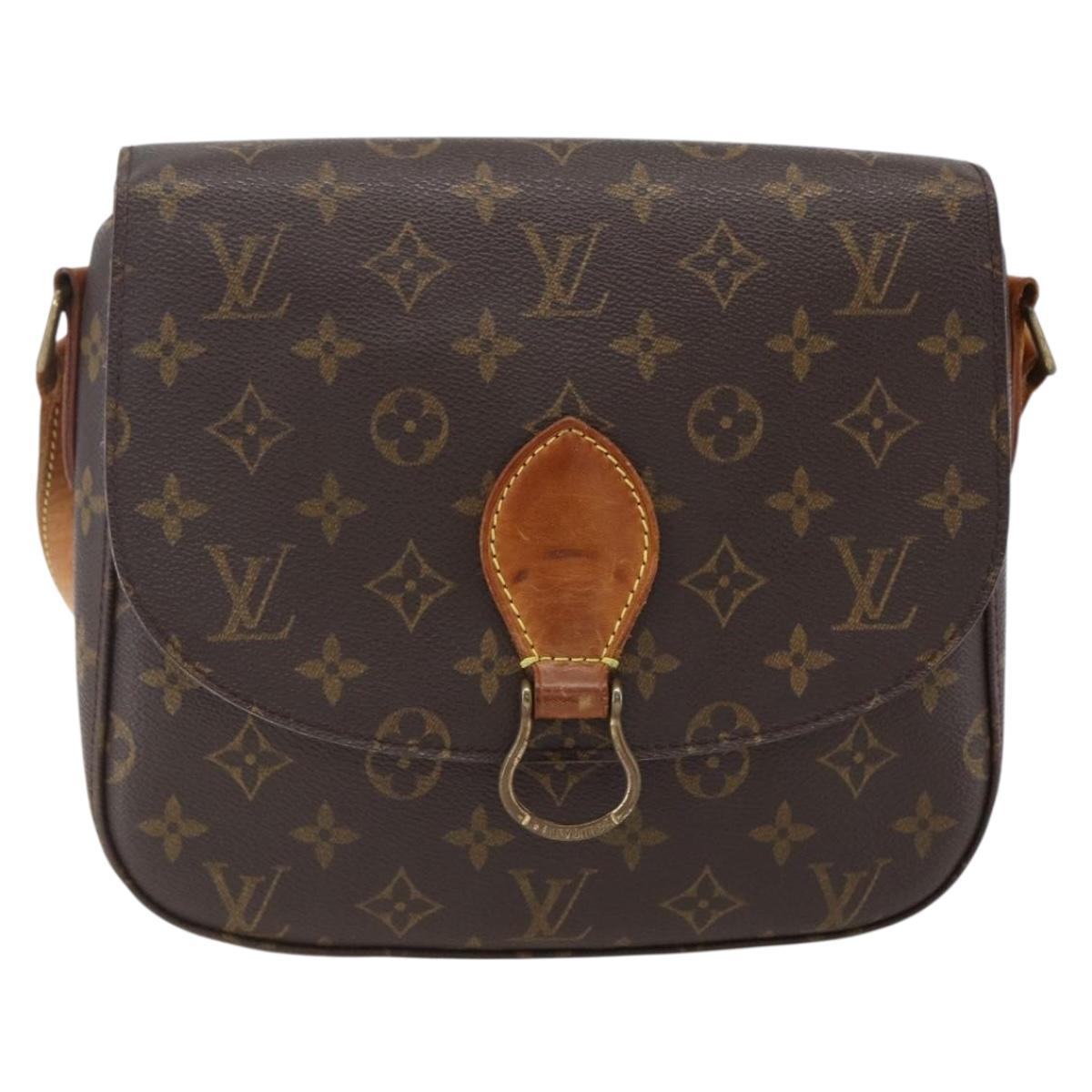 LOUIS VUITTON Monogram Saint Cloud GM Shoulder Bag M51242 LV Auth bs33157