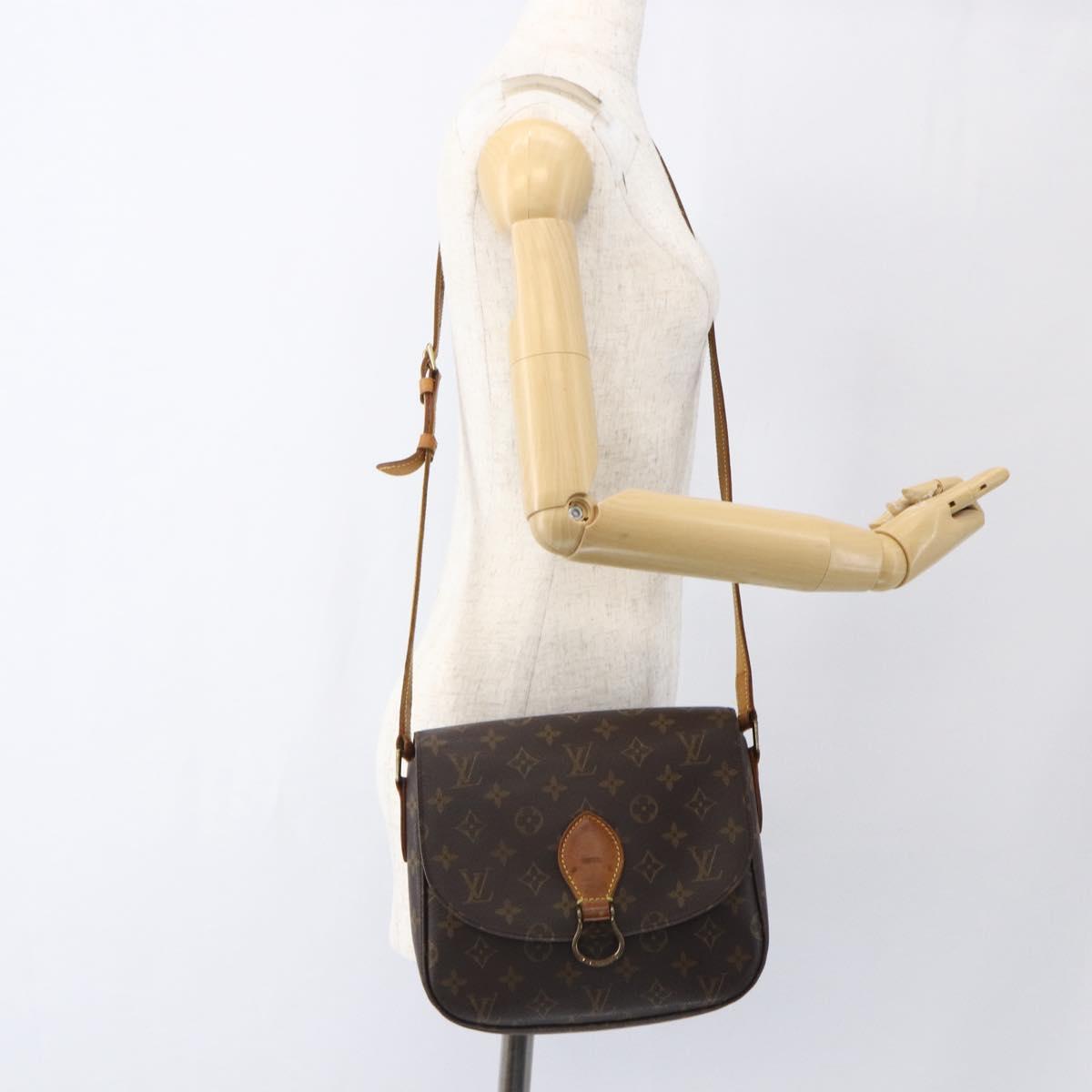 LOUIS VUITTON Monogram Saint Cloud GM Shoulder Bag M51242 LV Auth bs33157