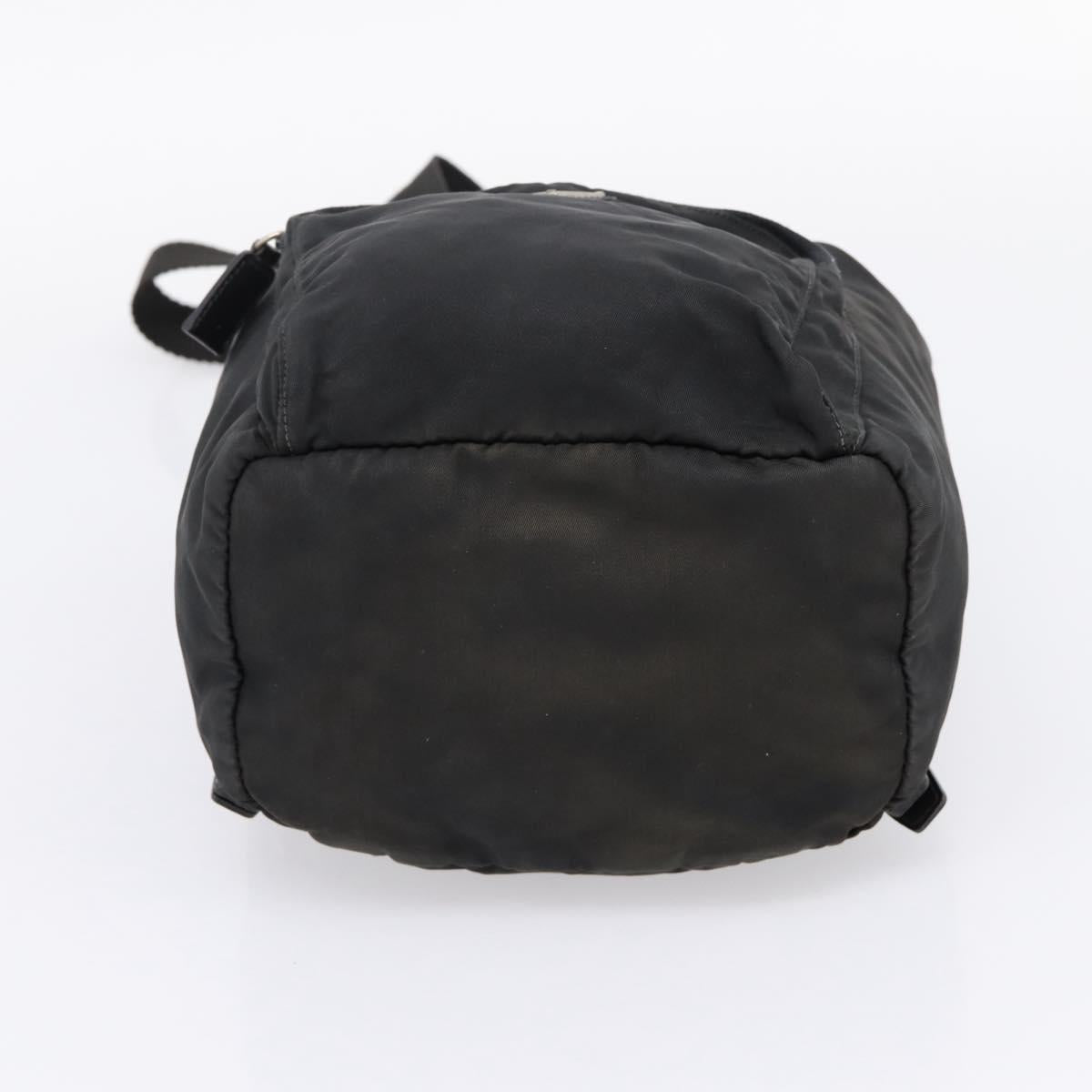 PRADA Backpack Hand Bag Nylon 4 Set Black Silver Auth bs33168