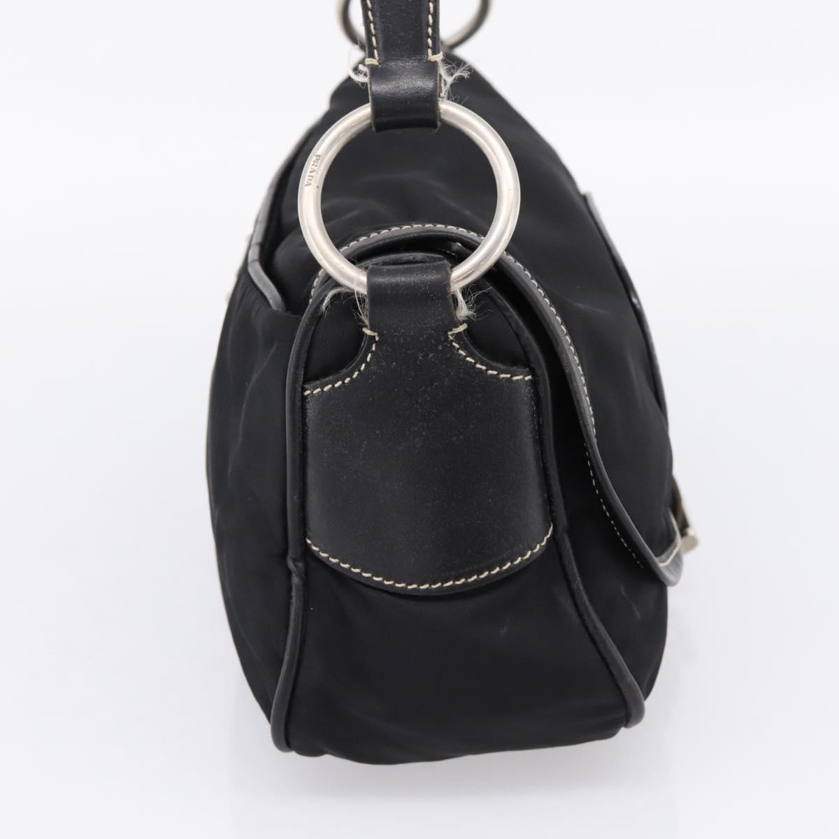 PRADA Backpack Hand Bag Nylon 4 Set Black Silver Auth bs33168
