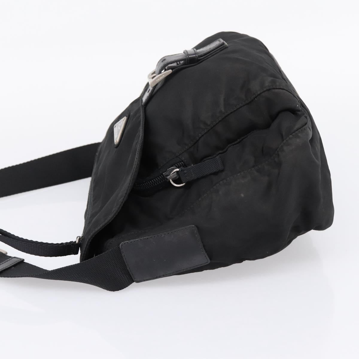 PRADA Backpack Hand Bag Nylon 4 Set Black Silver Auth bs33168