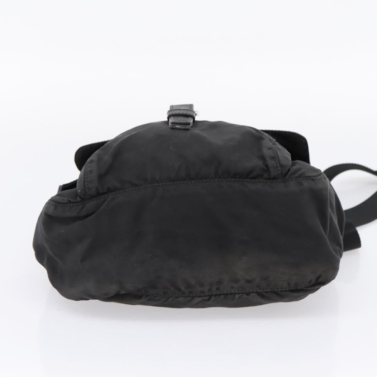 PRADA Backpack Hand Bag Nylon 4 Set Black Silver Auth bs33168