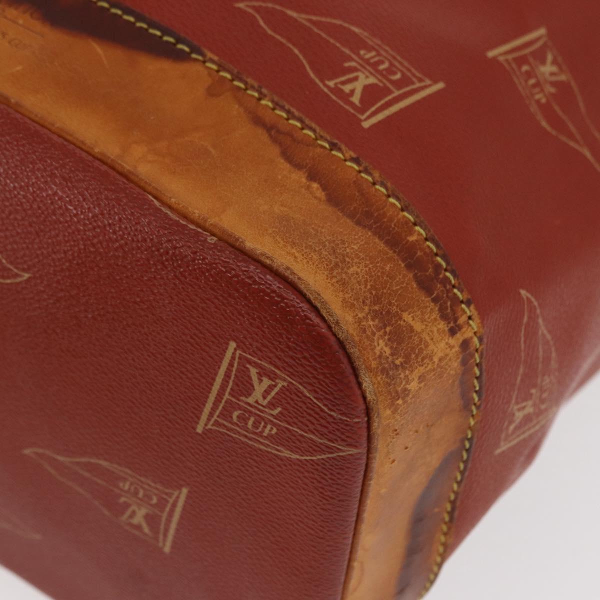 LOUIS VUITTON LV cup Saint Tropez Shoulder Bag Red M80026 LV Auth bs33198