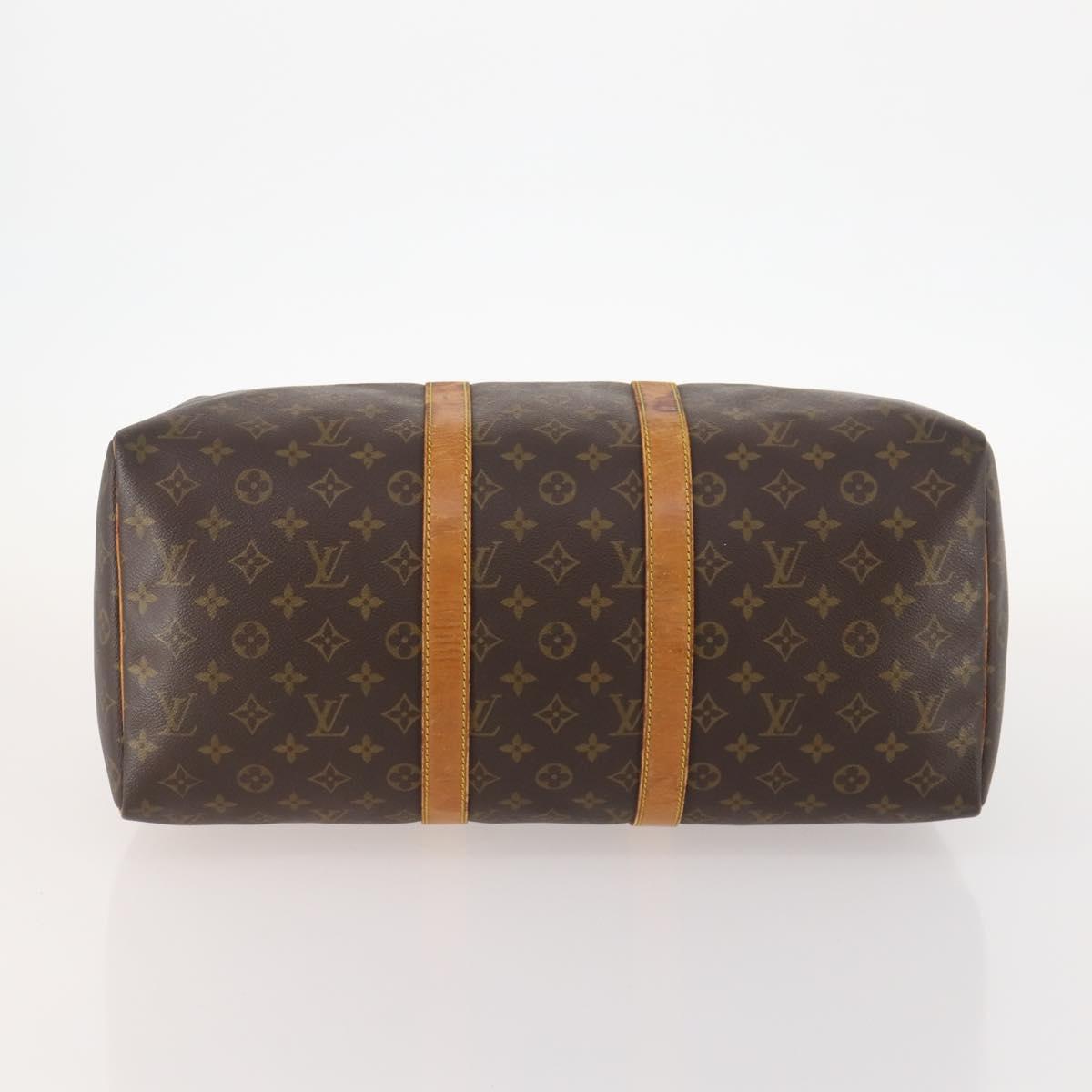 LOUIS VUITTON Monogram Keepall 45 Boston Bag M41428 LV Auth bs33215