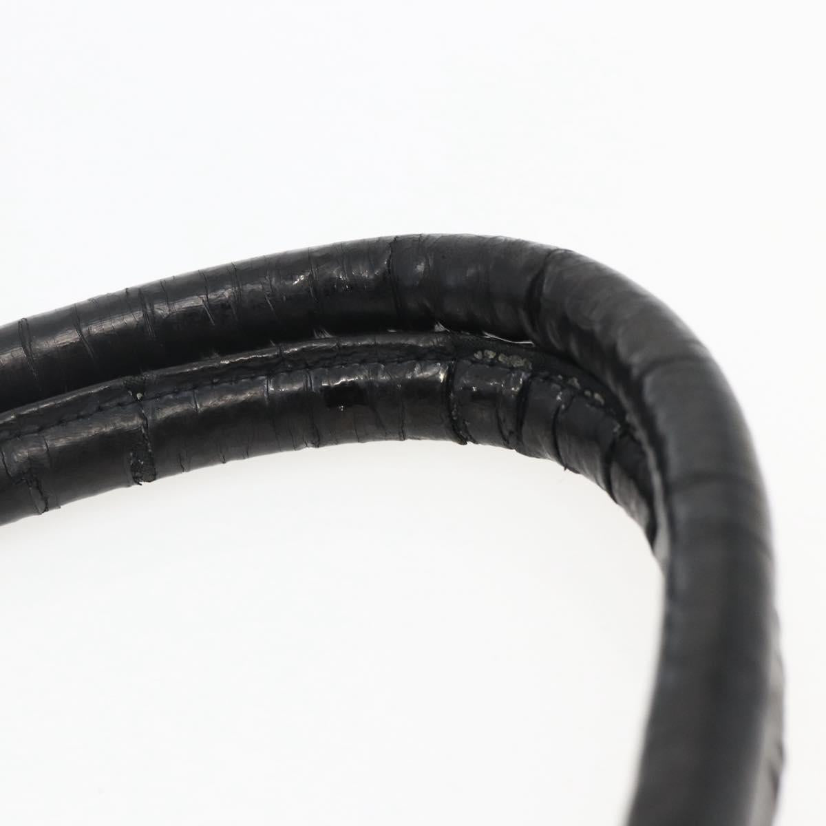 CHANEL Standard Tote Bag Patent leather Black CC Auth bs33216