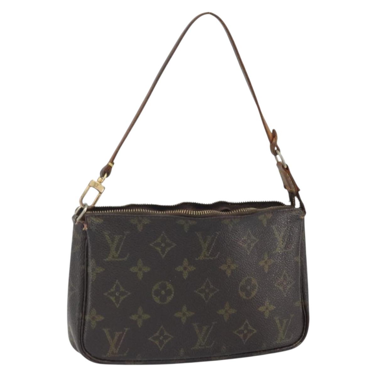 LOUIS VUITTON Monogram Pochette Accessoires Pouch M51980 LV Auth bs33220