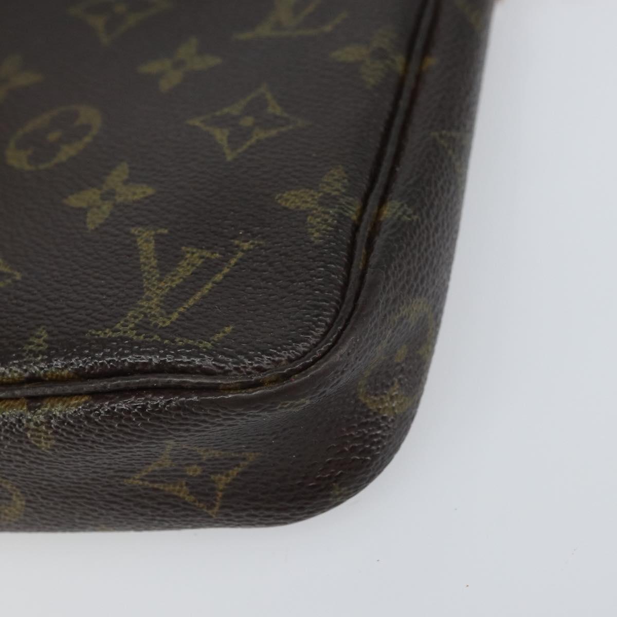 LOUIS VUITTON Monogram Pochette Accessoires Pouch M51980 LV Auth bs33220
