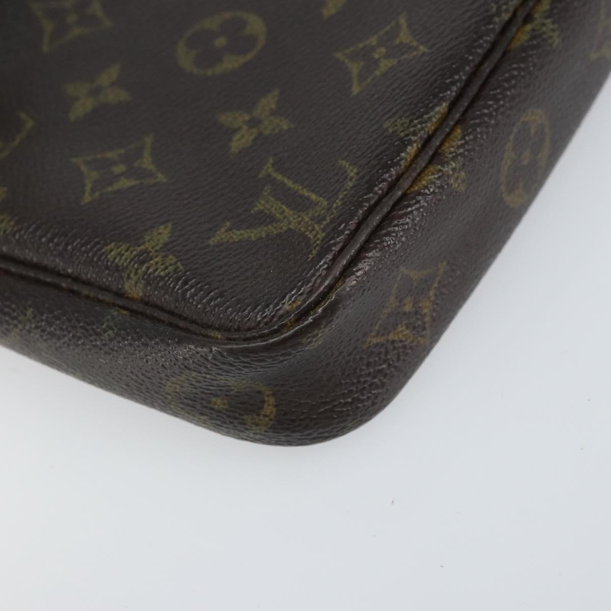 LOUIS VUITTON Monogram Pochette Accessoires Pouch M51980 LV Auth bs33220