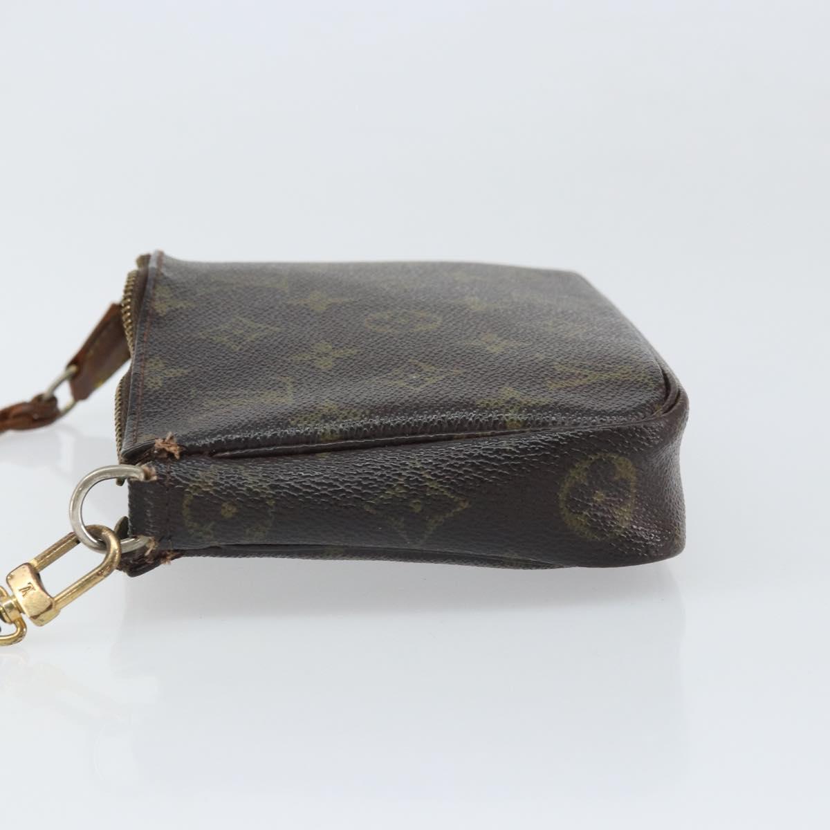 LOUIS VUITTON Monogram Pochette Accessoires Pouch M51980 LV Auth bs33220