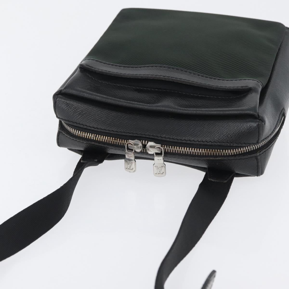 LOUIS VUITTON Taiga Sayan Shoulder Bag Epicea M30908 LV Auth bs33263