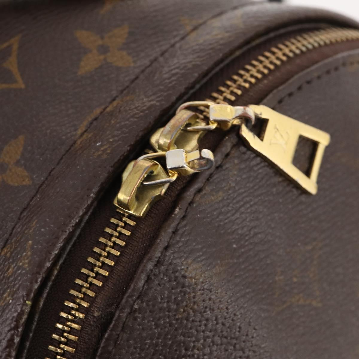 LOUIS VUITTON Monogram Reverse Palm Springs PM Backpack M43116 LV Auth bs33266