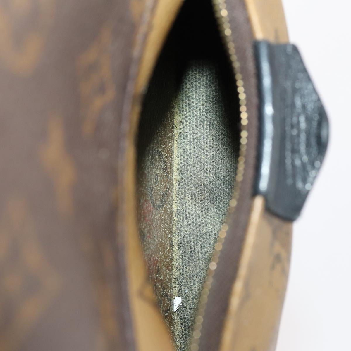 LOUIS VUITTON Monogram Reverse Palm Springs PM Backpack M43116 LV Auth bs33266