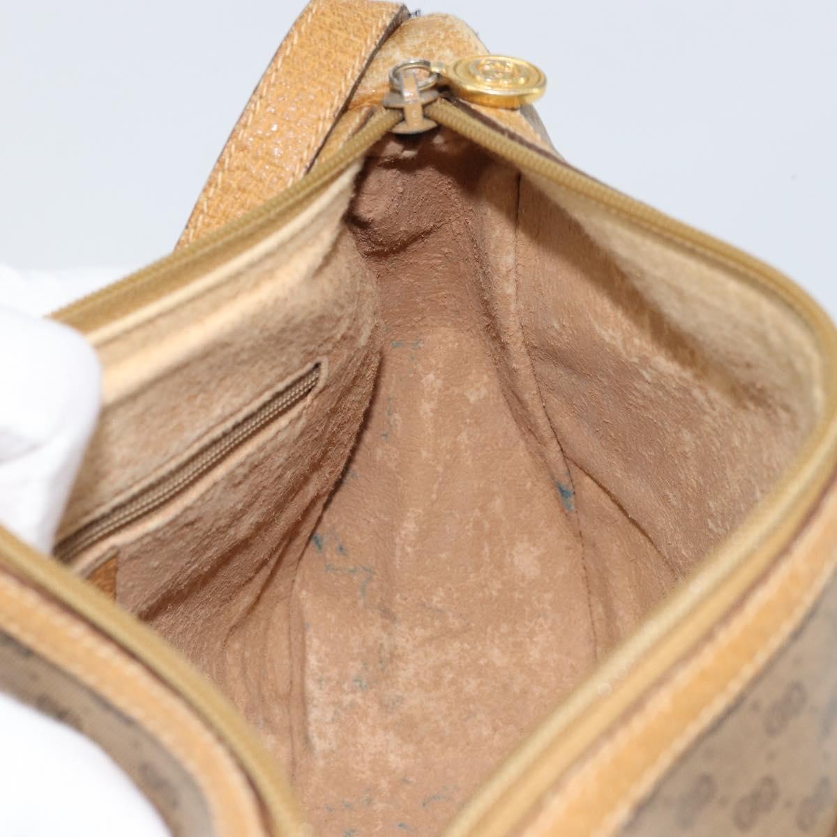 GUCCI Micro GG Supreme Web Sherry Line Bag PVC Beige Gold 89 02 032 Auth bs33296