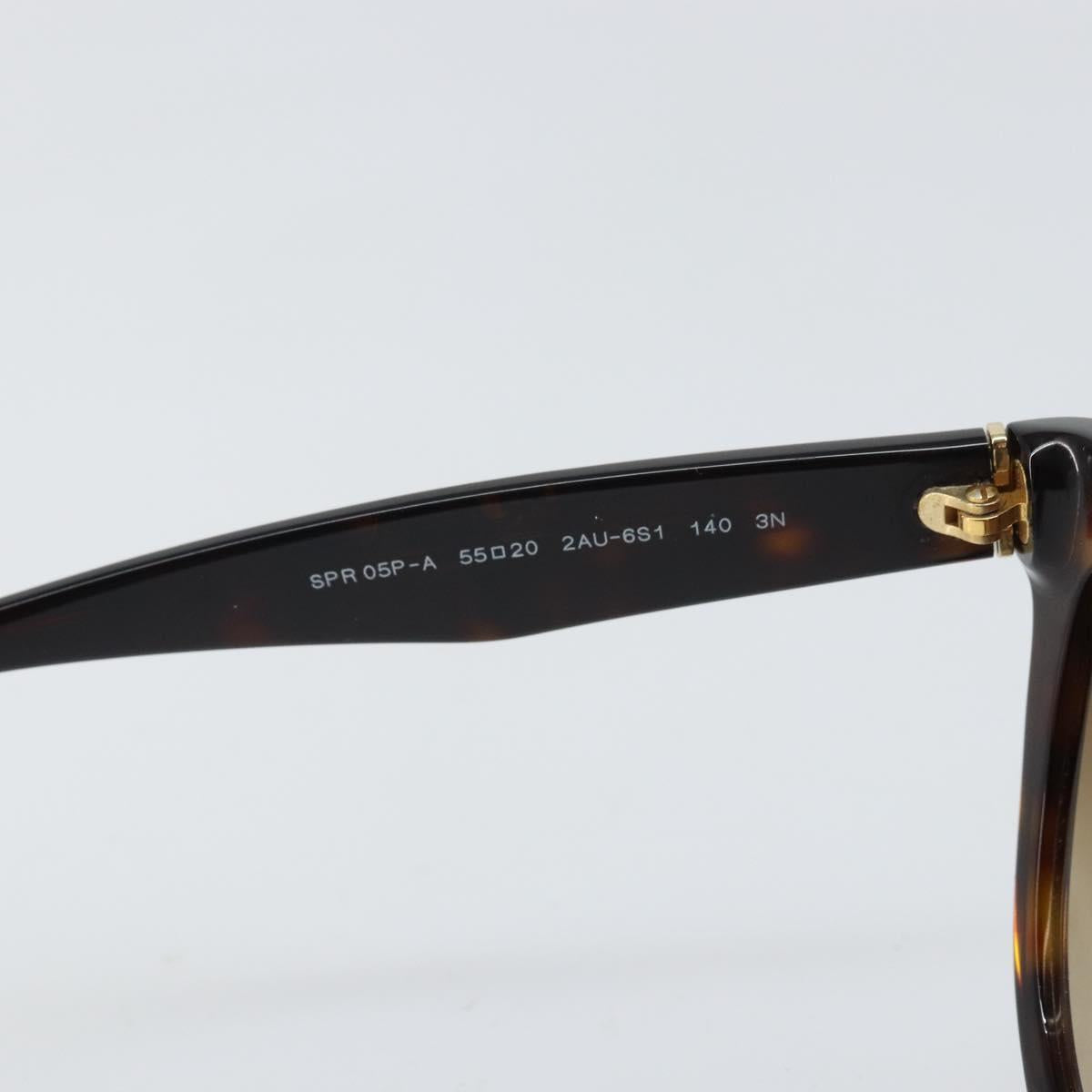 PRADA Sunglasses plastic Brown Auth bs33301