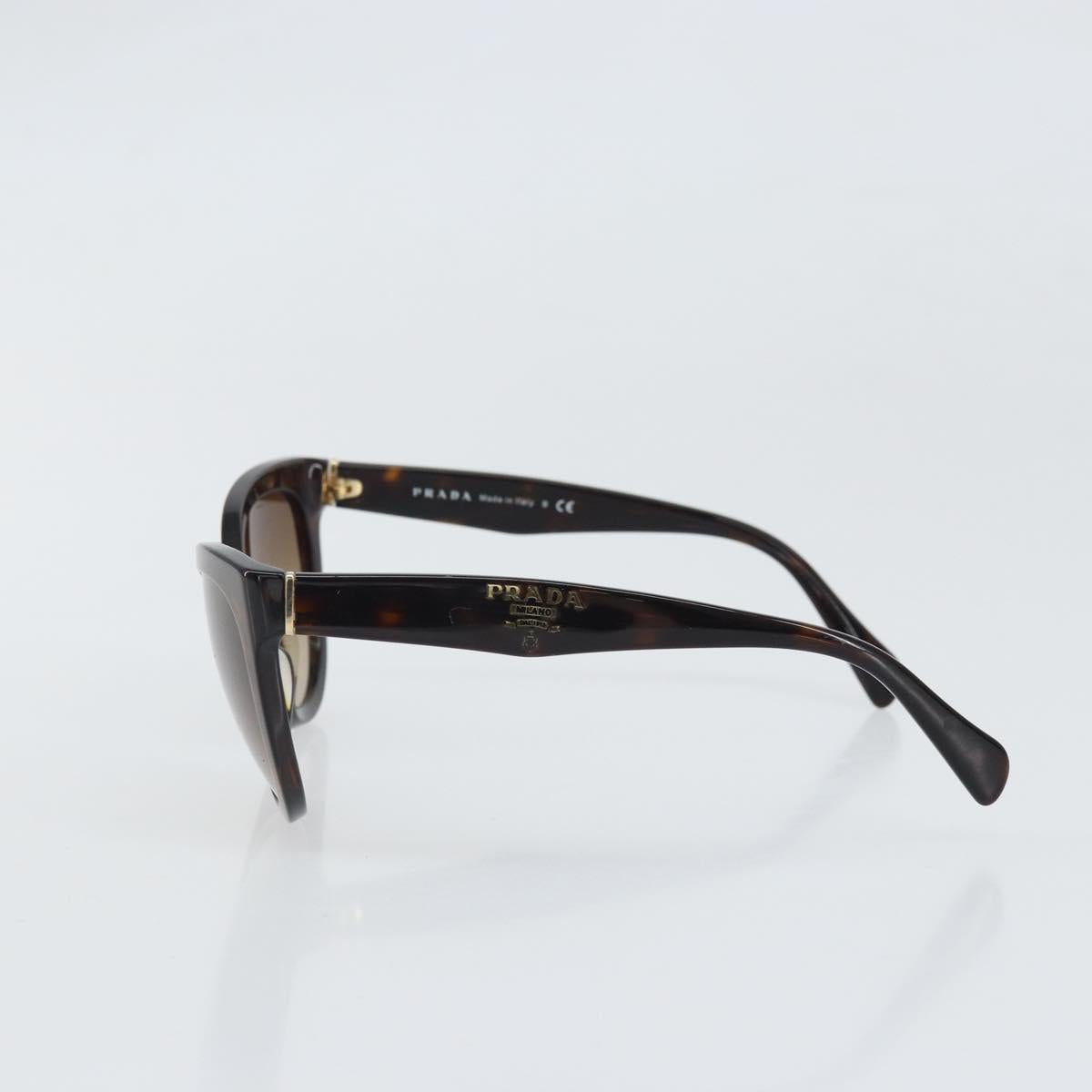 PRADA Sunglasses plastic Brown Auth bs33301