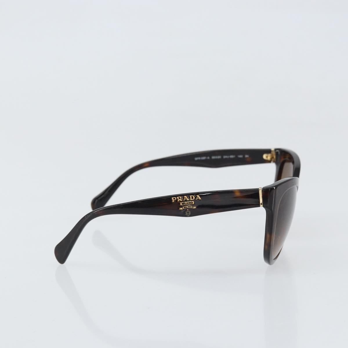 PRADA Sunglasses plastic Brown Auth bs33301