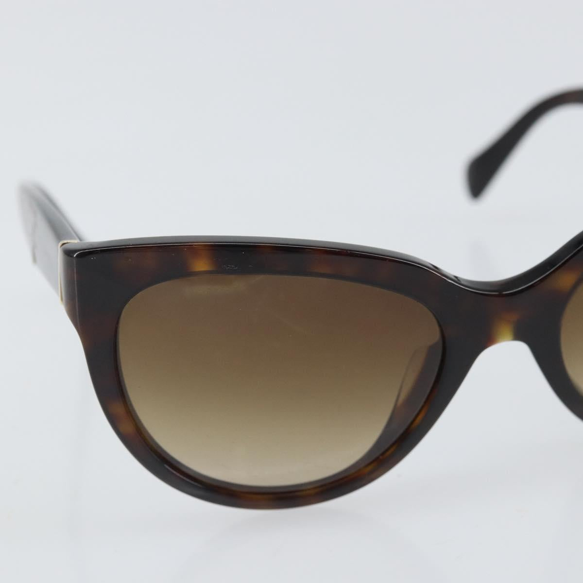 PRADA Sunglasses plastic Brown Auth bs33301