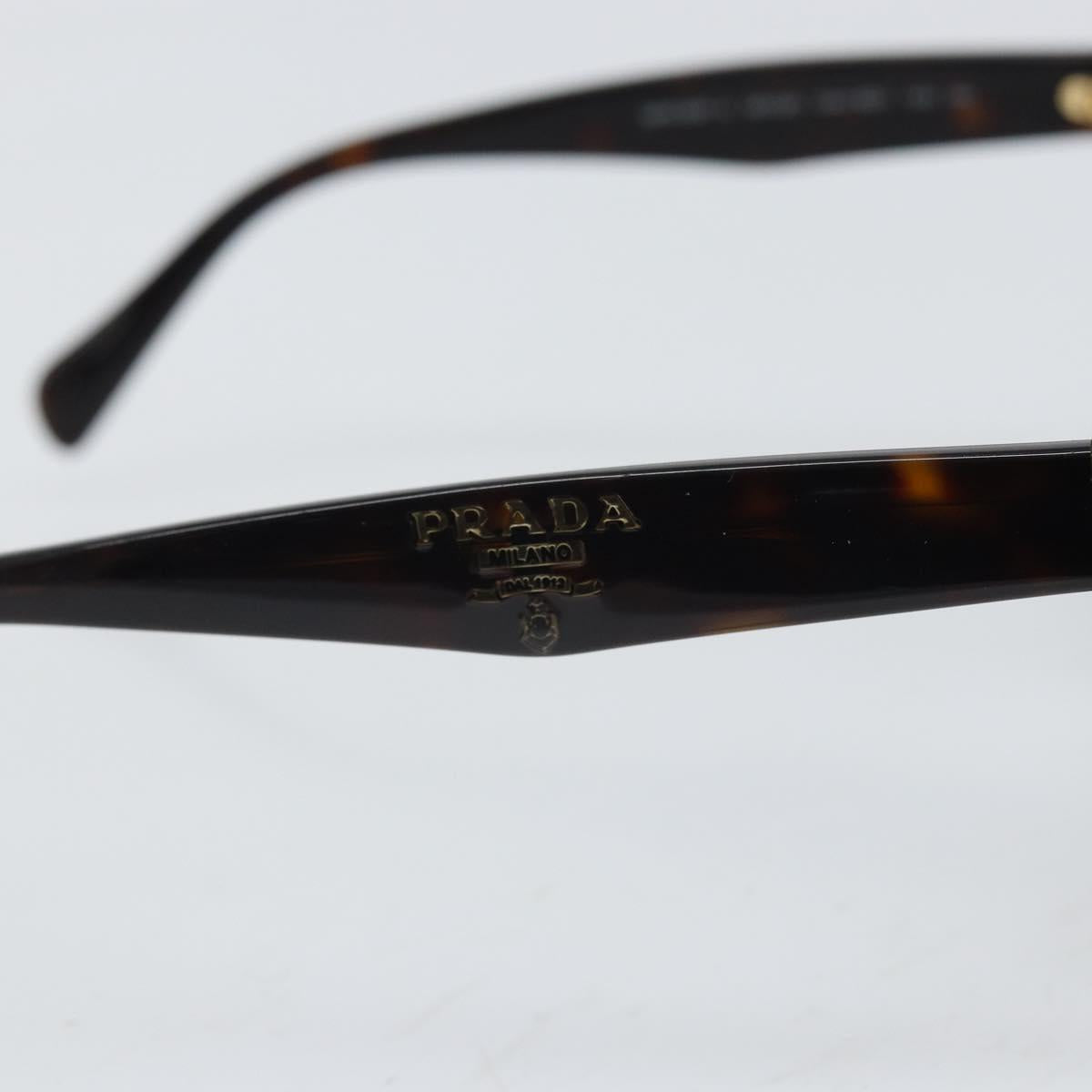 PRADA Sunglasses plastic Brown Auth bs33301